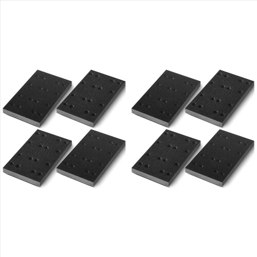8 Pcs Soft Black Foam Sanding Pads Interface Sander Backing Pad for RS400 LS130 Sander