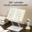 Kitchen Essential Foldable Acrylic Recipe Stand-Not rotatable 7