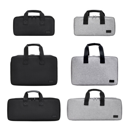 Travel Ready Keyboards Case Including Internal Foam-Gray M 1