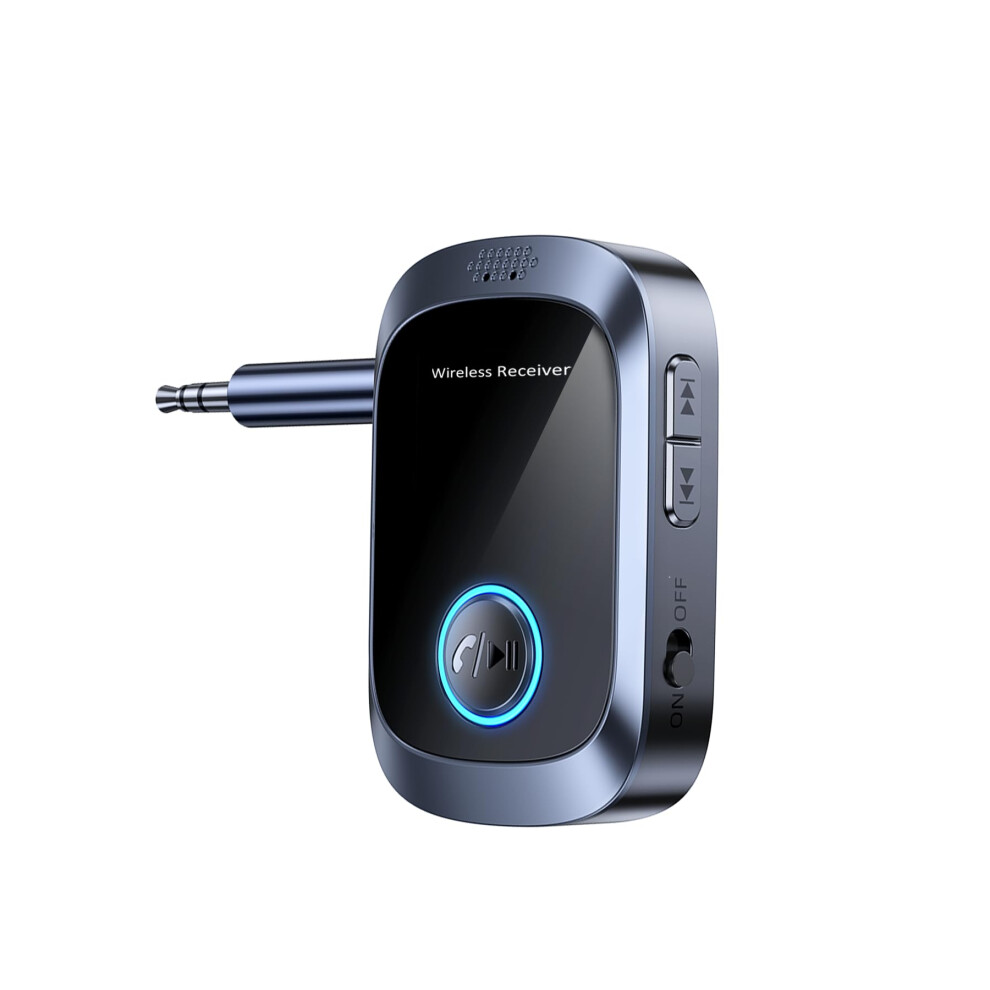 Bluetooth Aux Adapter For Car And Home, Bluetooth 5.4 Receiver With Mic, 11H Battery, Cvc 8.0 9189345649615
