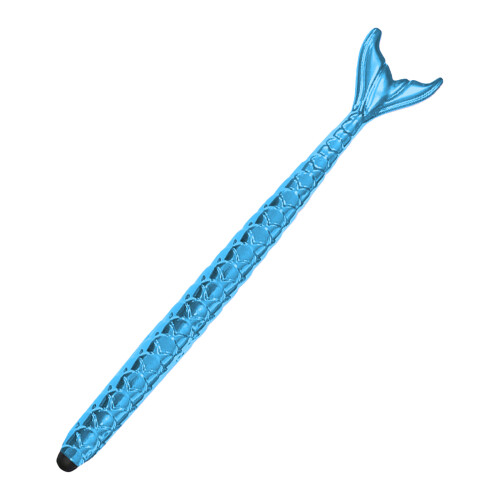 ABS Material Touch Pen Lightweight Shockproof Portable-Sky Blue