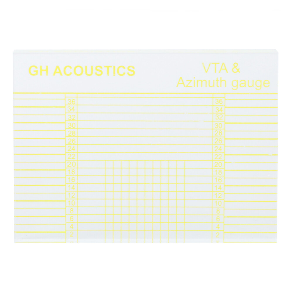 Phonograph Setup Accessory For Precision Tuning,High Definition Aligning Transparent Crystal Ruler With Wear-Resistant Coating, Good Quality, Durable 9420858948896