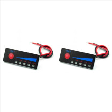 Indicador de capacidade de bateria de lítio 2X 3,7V, testador de nível de bateria 2S com display.