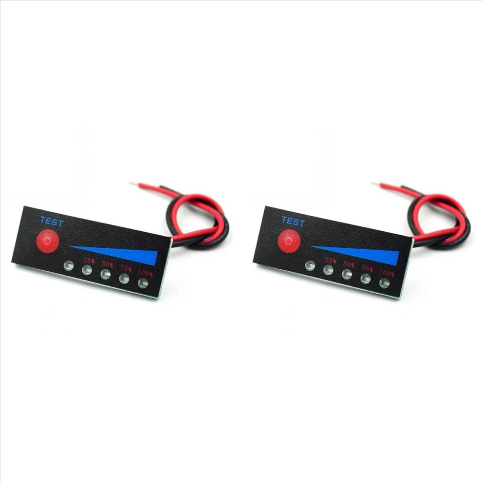 2X 3.7V Lithium Battery Capacity Indicator 2S Battery Level Indicator Display Tester-image-OPC-PNRWRVN-NEW