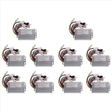 10x elektrische fiets borstelloze DC-motorcontroller 36V/48V 350W voor elektrische fietsen, e-bikes, scooters en accessoires