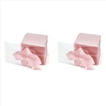 200PCS Jewelry Cleaning Cloth,Professional Polishing Cloth Individually Wrapped,Pink Silver Polishing Cloth 3.15X3.15in