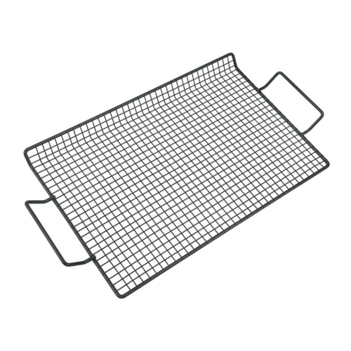 Barbecue Grilling Rack Cooking Grid With Handle Sturdy Supports Weight 2