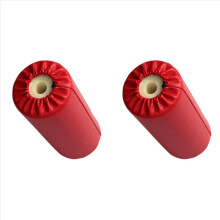 2x PU lederen schuim voetpad spons roller ondersteuning workout fitnessapparatuur voor thuisgym gewichtenbank workout machine