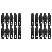 20 stuks DIY 3-pins XLR-adapteraansluiting XLR-luchtvaartconnector Laskopmicrofoonkabelconnector (vrouwelijk)