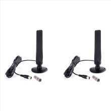 2x 1080P Indoor Digitale TV-antenne 1st Booster Actieve Signaalontvanger Versterker TV-antenne HDTV Mini DVB-T2 Antenne
