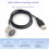 6X GM861 USB-interface 1D/2D-barcode QR-code barcodescannermodule RVS-draad met invullicht 2