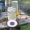 Base per mangiatoia per api 2X per barattolo a bocca normale, stazione di abbeveraggio per api, base per api per giardino, base per acqua per api 3