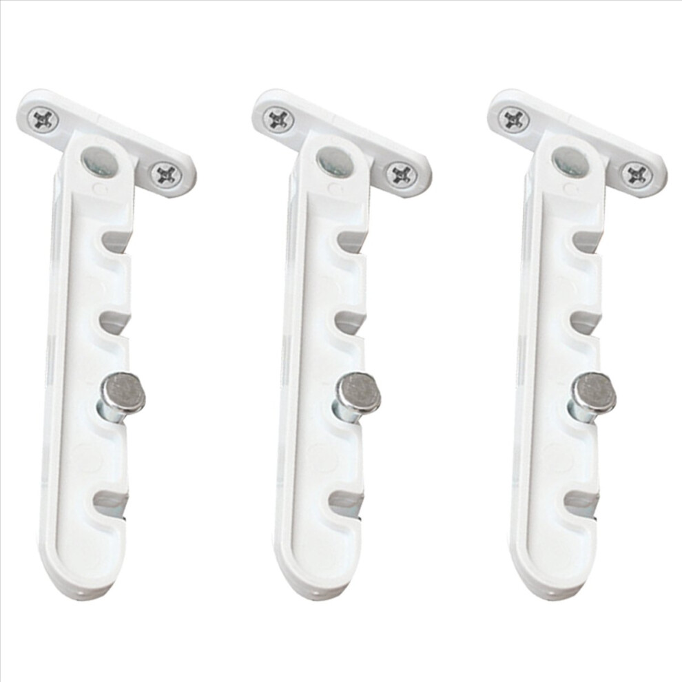 3X New Window Limiter Latch Position Stopper Casement Wind Brace Home Security Door Sash Lock Child Safety 4852840261990