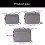 180 Degree Full Open Tablet Bag Protective Laptop Bag-Gray L 4