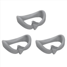 3X Eye Pad for 4 Silicone Replacement Face Mask Protective Case Anti-Sweat Mask Accessories(Grey)