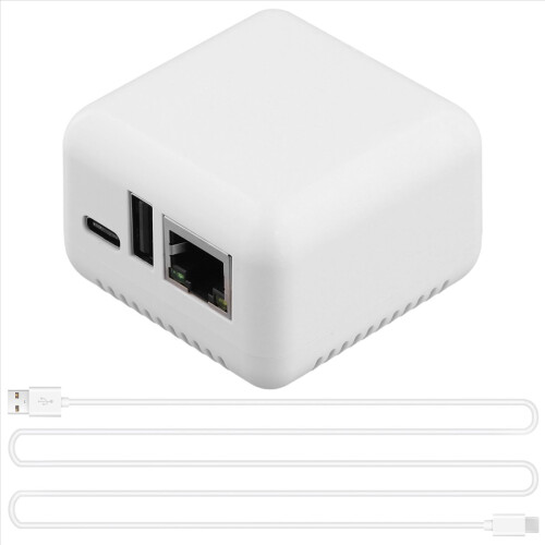 3X P330 Mini Print Server Σύνδεση καλωδίου USB 2.0 Εύκολη εκτύπωση, Mini NP330 Cloud Printing Print Server 1