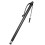 Ergonomischer Stift aus Aluminium mit bequemem Griff und-Schwarz 1
