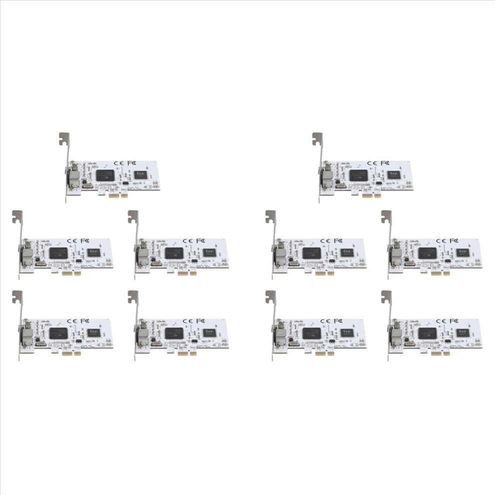 10X Pcie Expansion Card Pcie To Av Surveillance Hd 640X480 Resolution Video Capture Card Image Capture Card 4852840274884