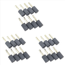 24 Pcs Cylinder Grinding Stone - 1/4inch Hex Shank Abrasive Stone Mounted Grinding Point for Rotary Tool Drill (20mm)