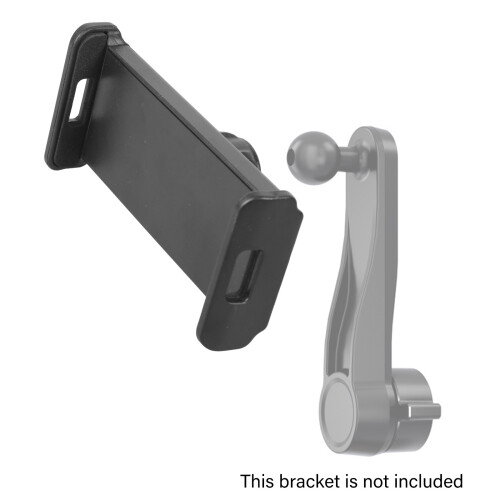 2 Stück verstellbare Tablet-Halterklemmen mit 17 mm Basis für 1