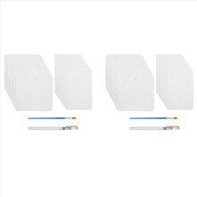 40 Pcs Magic Foam Texture Paper 3D Drawing Magic Canvas Sponge for Acrylics Painting DIY 3D Art Drawing Paper Crafts
