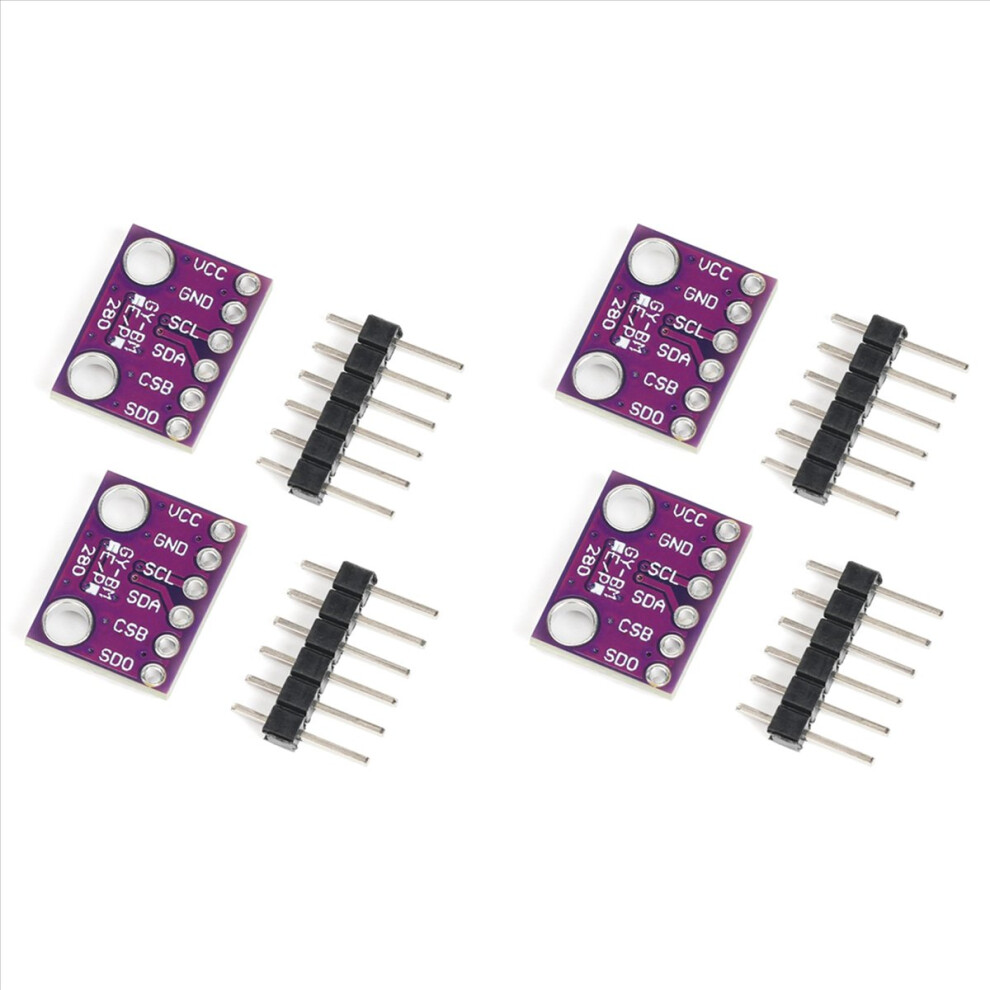 4Pcs Bme280 3.3V Sensor Module Atmospheric Pressure Temperature Humidity Sensors Spi Breakout -Bme280 4852840267640