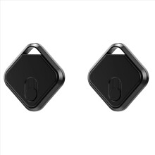 2X Smart Tag GPS Tracker a lunga distanza per Air Tag Keys Finder Bike Anti-Lost Alarm Mini Locator (B)