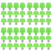 48Pcs Football Boot Studs Non Slip Thread Screw M6 Professional Replacement Spikes to for Green