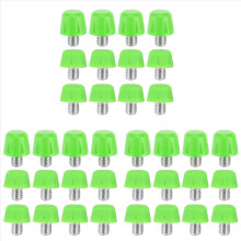 36Pcs Football Boot Studs Non Slip Thread Screw M6 Professional Replacement Spikes to for Green