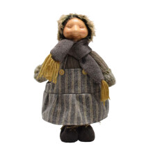 Polyester-Weihnachtszwerge aus Polyester.-Damen 21x11x33cm