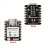2X XIAO ESP32C6 Tiny Super Mini Board WiFi Bluetooth5.0 Development Board voor niet gesoldeerd 3