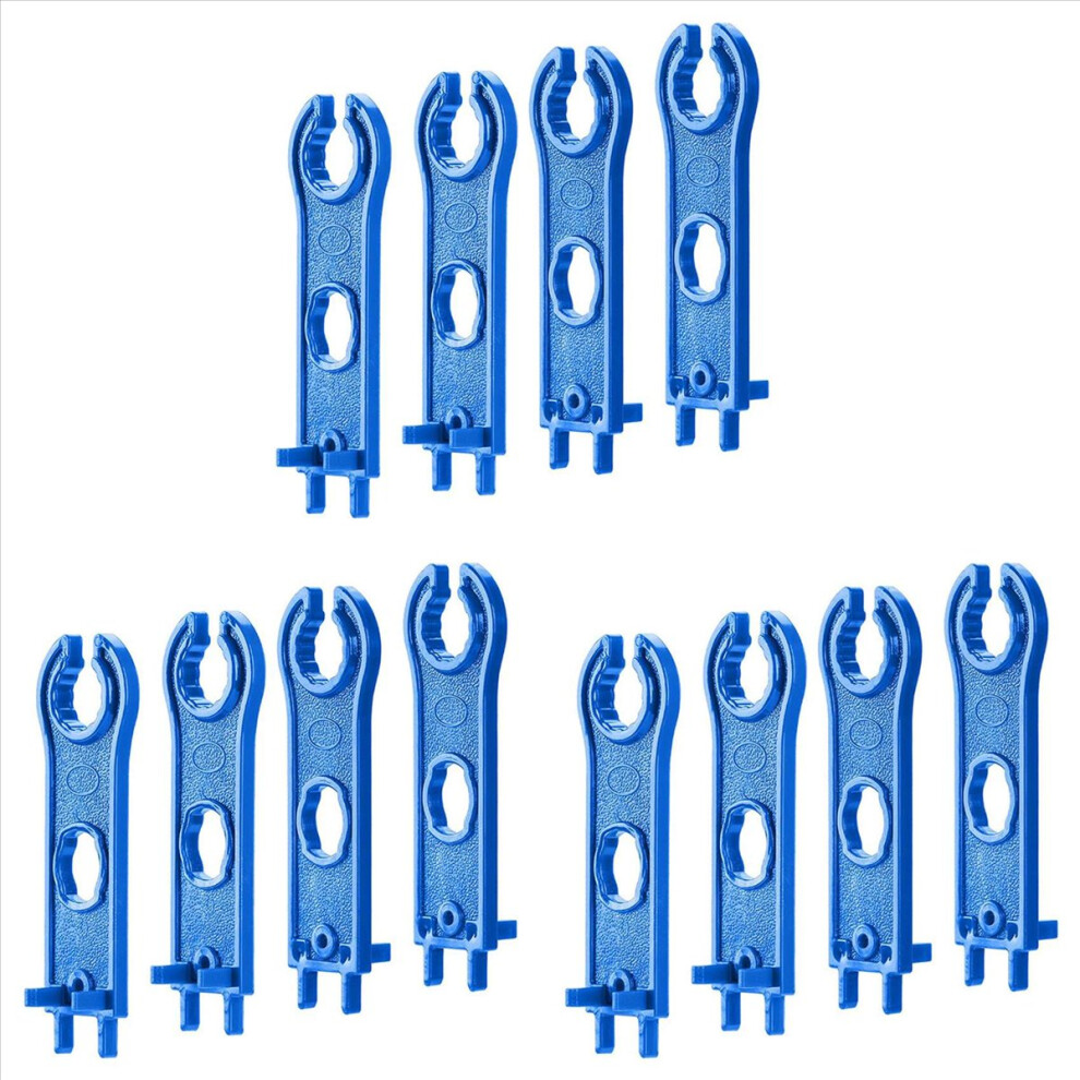 12Pcs Solar Connector Tool Wrenches, Solar Panel Connector Assembly Tool For Connectors,Plastic Solar Wrench Spanner 4852840278820