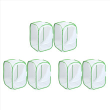 6er-Pack Insekten- und Schmetterlings-Habitat-Käfig-Terrarium -Up Schmetterlingsgehege ( 15,7 x 15,7 x 23,6 Zoll)
