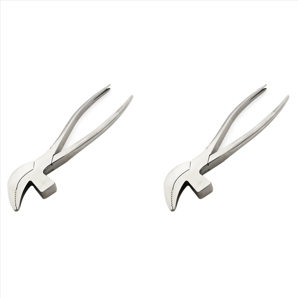 2X Stainless Steel Beak Pliers Pliers Repair Tool With Nail Removal For Shoemaking Diy Leather Technology Repair 4852840274426