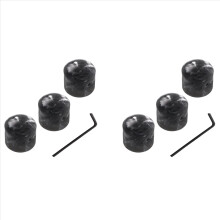 6 stuks metalen volumeknoppen voor elektrische gitaar, volumeknoppen, toonregelingsknoppen, koepelknoppen, potentiometer, hoeddop