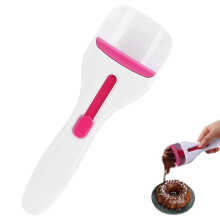 Cake Batter Dispenser with Slide Button, Cupcake Scoop for Even Portions, Mess Baking Tool