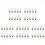 50 lampadine a capsula trasparenti G4 12V 20W 1