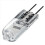 50 lampadine a capsula trasparenti G4 12V 20W 3