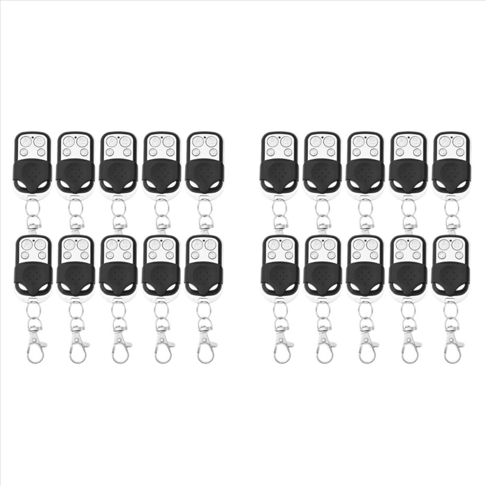 20 Pcs Garage Door Remote Control 433Mhz For Car Garage Door Gate Cloning Remote Control Key 4852840272804