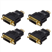 4X DVI 24+1 (DVI-D) vrouwelijke naar mannelijke adapter