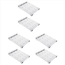 6 Pcs School Locker Shelf Organizer - Adjustable Locker Divider Mate Easy to Install for Extending Locker Use Space