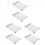6 Pcs School Locker Shelf Organizer - Adjustable Locker Divider Mate Easy to Install for Extending Locker Use Space 1