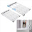 6 Pcs School Locker Shelf Organizer - Adjustable Locker Divider Mate Easy to Install for Extending Locker Use Space 2