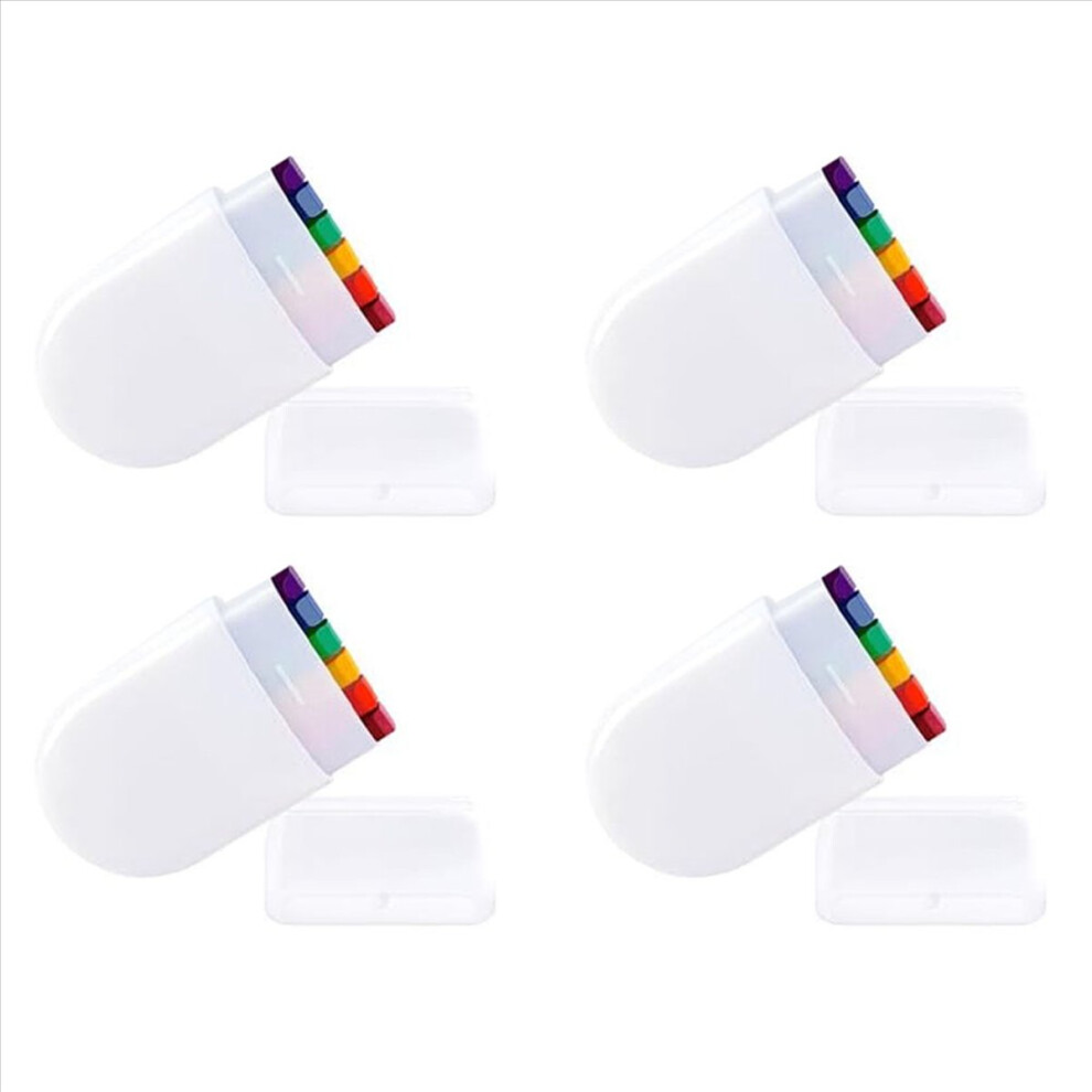 4 Pcs Rainbow Face Body Paint-Gay Pride Day Flag Face Paint-LGBT Rainbow Stripe Crayon for Gays Pride Day