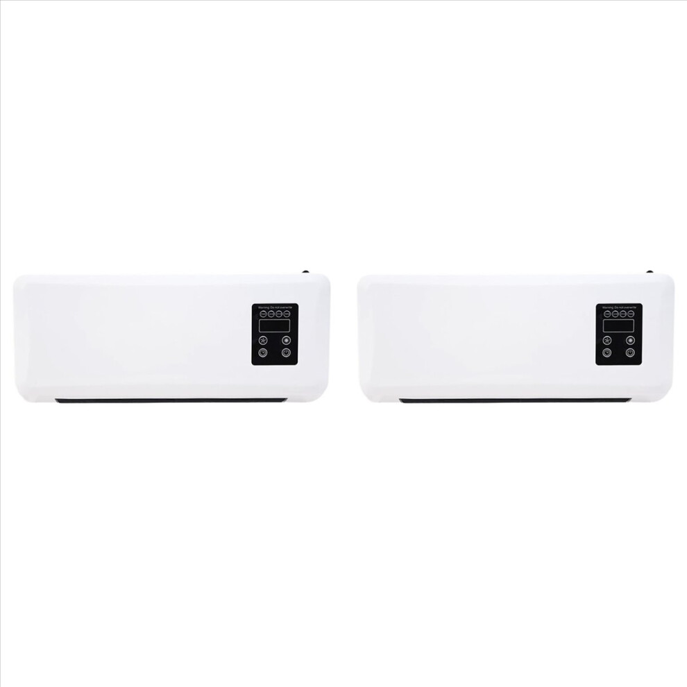 2X Cooling and Heating Dual-Purpose Heater Household Wall-Mounted Electric Heater Small Air Conditioner EU Plug