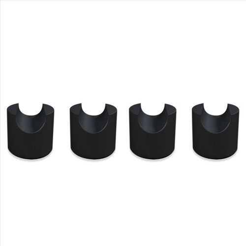 8pcs HIFI Cable Stand Booster Holder Support Frame Anti-Shock Foot Multi-Function Speaker Cable Trailing Pad Black 1