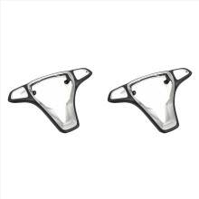 2x Capas de Painel do Volante para Carro W176 W246 W205 W213 W218 W117 W292 W166 W447 W156 X253 W448 Pretas