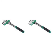 2X Plumbers Wrench F-Type Pipe Vise Wrench Multi-Functional Speed Wrench with Extension Right Angle