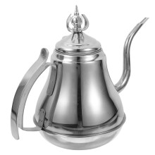 Stovetop Gooseneck Teapot Stainless Steel with Infuser for Loose Leaf Tea and Precise Pouring