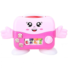 Ensemble de cuisine pour enfants - Grille-pain et vaisselle jouets éducatifs pour garçons et filles